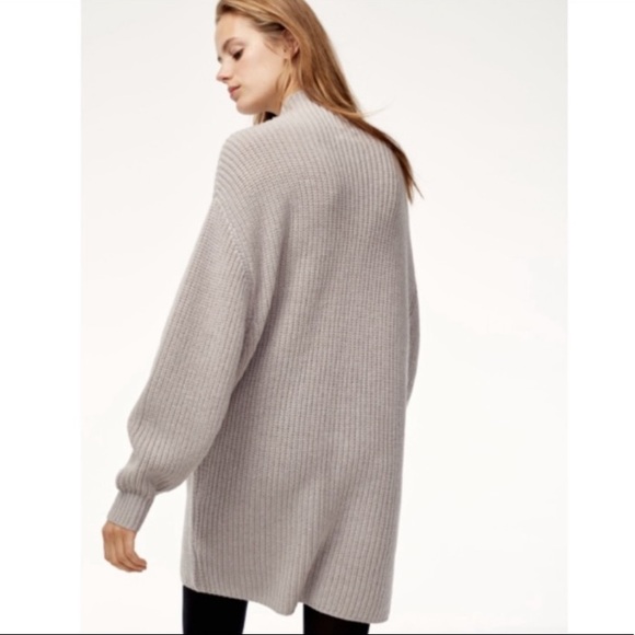 Aritzia Wilfred Jasmeen Sweater Dress, Green - Picture 6 of 12